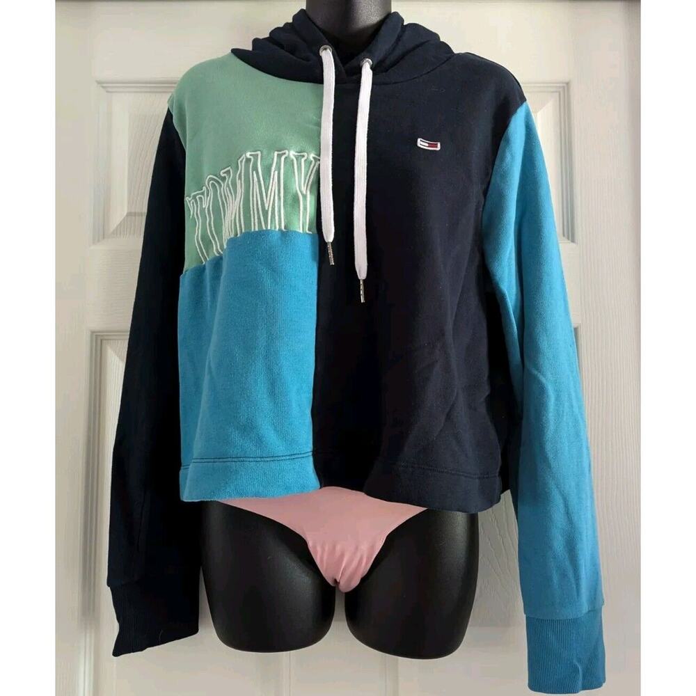 Girls Tommy Jeans Logo Hoodie Sz XL